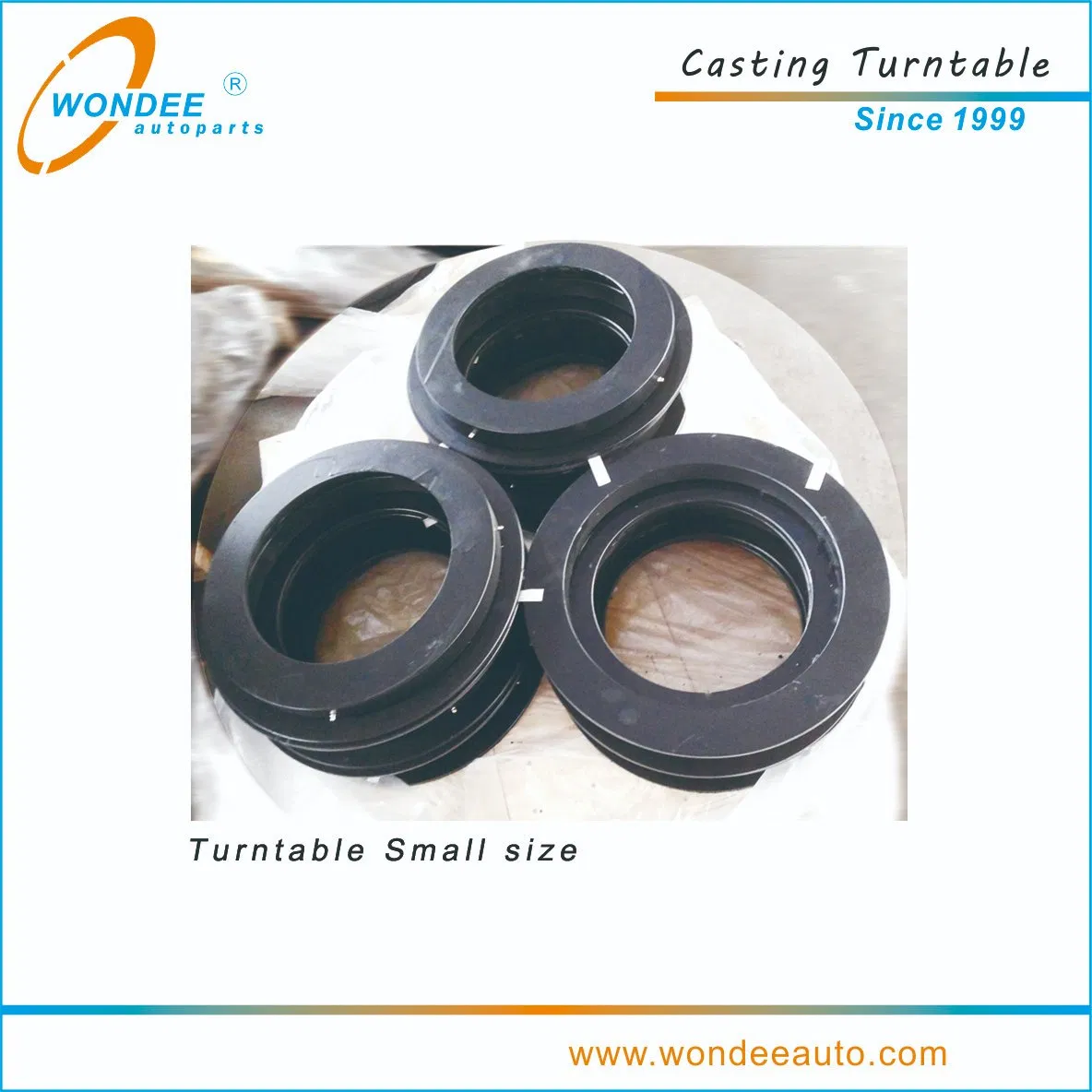 1100mm 1200 mm Jost BPW Type Ball Bearing Casting Turntable for Full Trailer