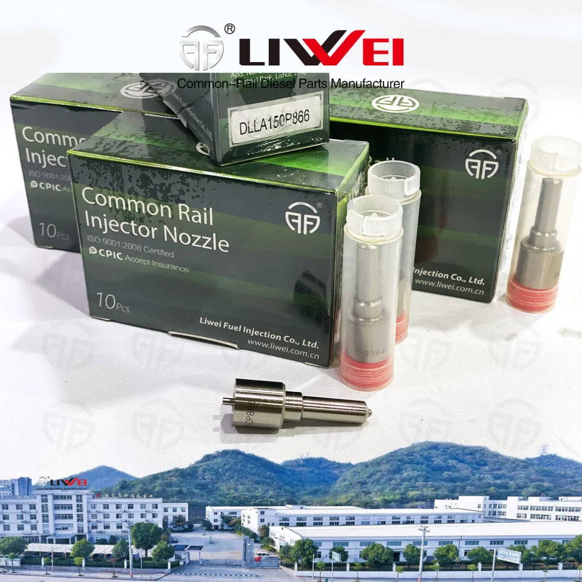 Liwei Brand Common Rail Diesel Nozzle Dlla145p864 for Injector095000-5931/588#//566#/619#095000-739#/874#/776#/853#23670-09060/09061/09360/3 for Toyota Pick-up