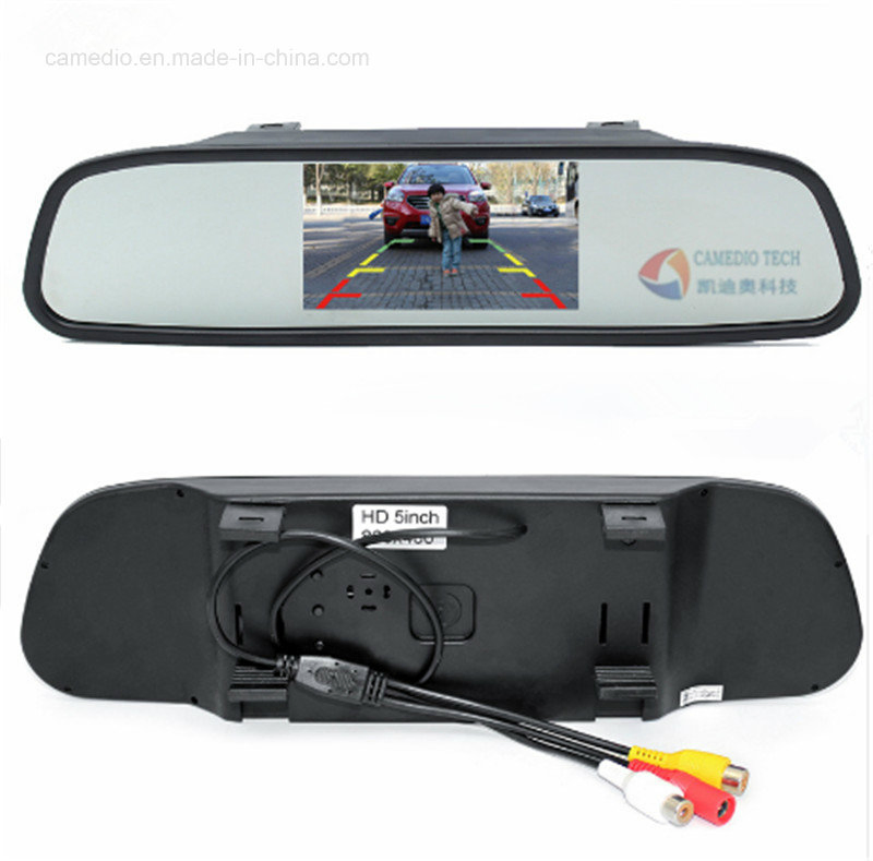 HD 5" TFT LCD Mirror Car Parking Rear View Monitor
