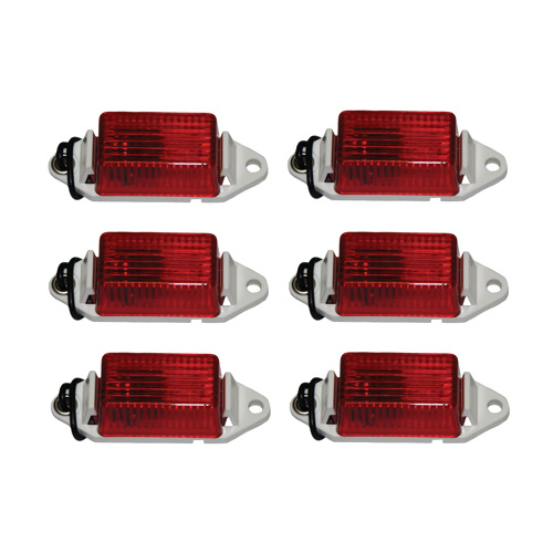 Towing Lamps 6PC Mini Marker Light Kit