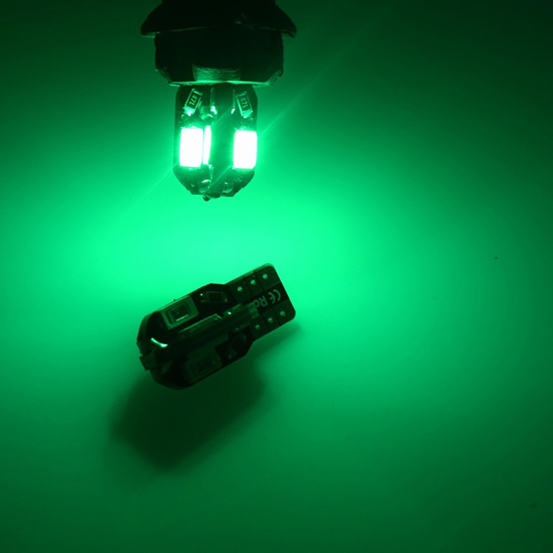 Светодиодная лампа W5W T10 8SMD для салона автомобиля