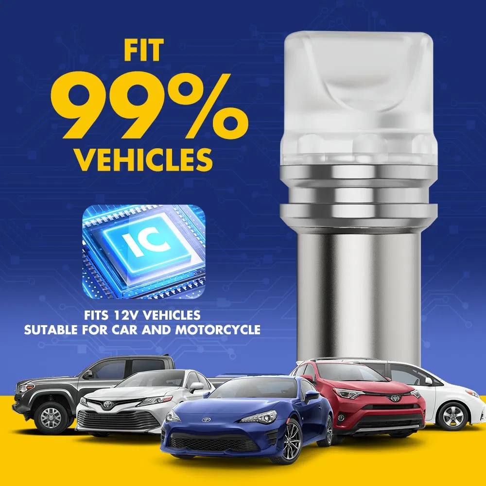 Светодиодная лампа BKR Ba9s для авто, 3SMD, 12-24V