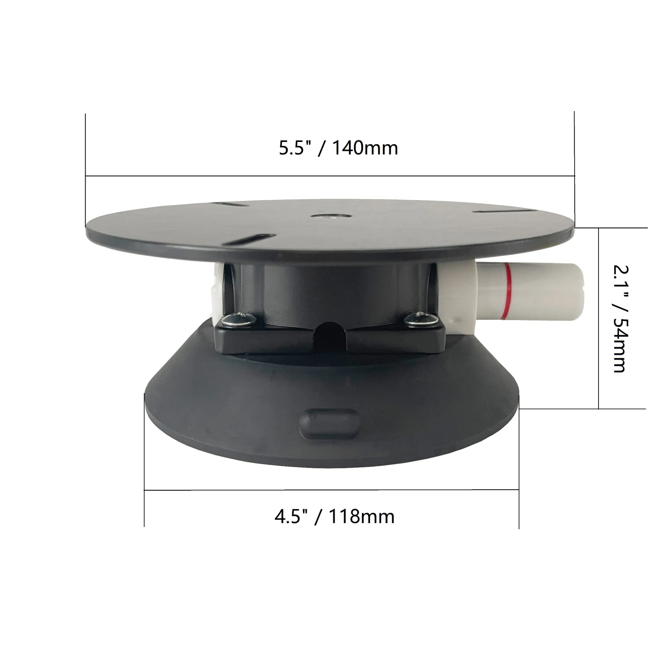 Suction Cup for LED Beacon, Vacuum Suction Cups with 4.5" and 6"