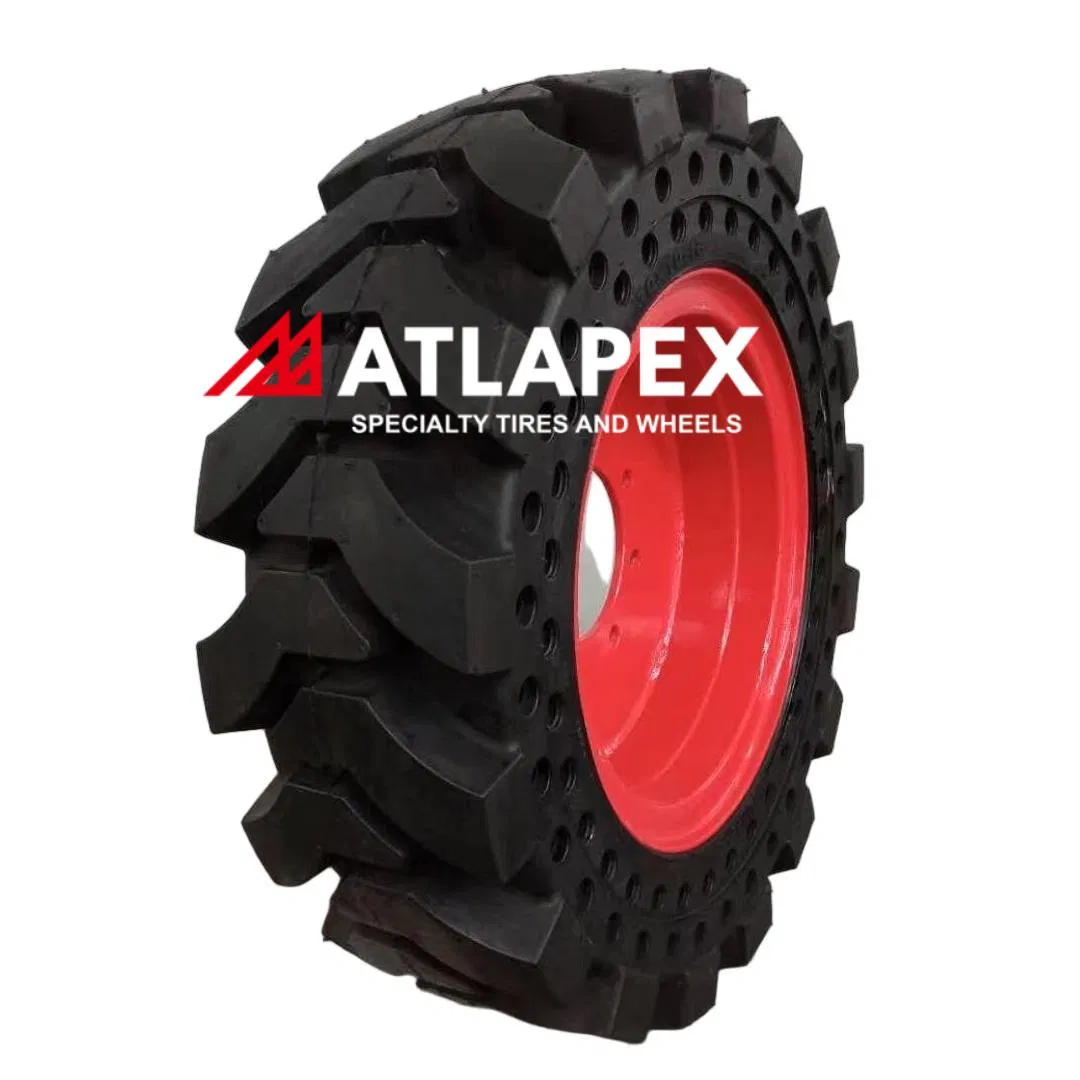 Шина цельнолитая резиновая Atlapex 33X12-20 с диском