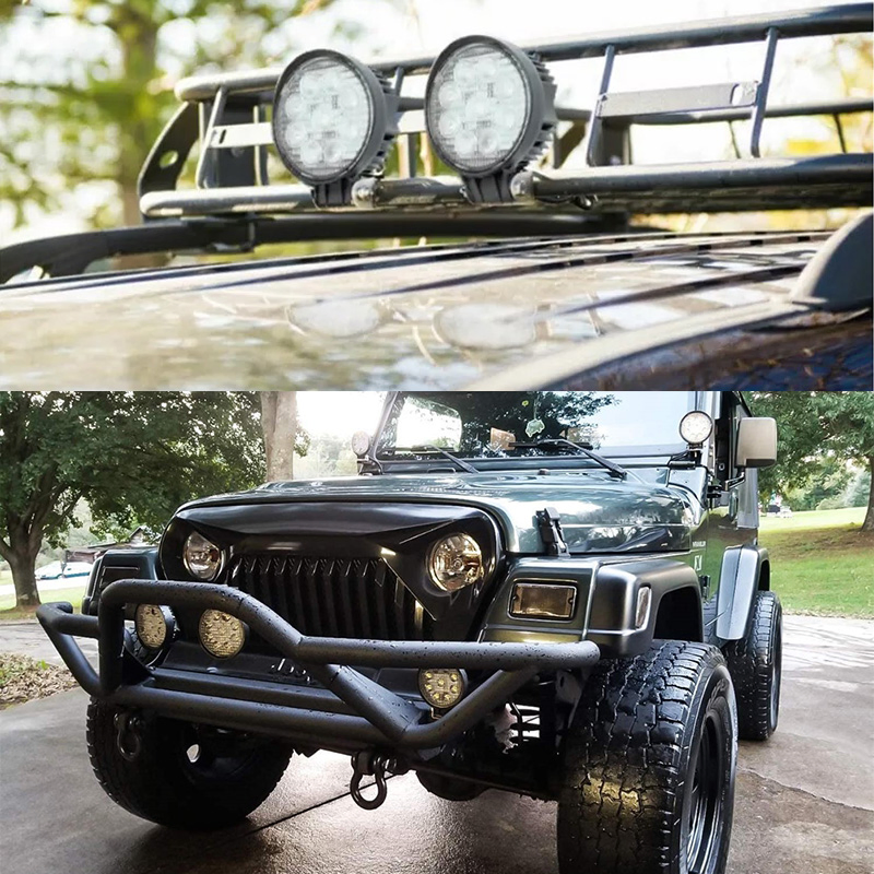 Круглый светодиодный рабочий фонарь 4 дюйма 27W для внедорожников