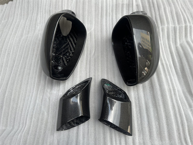 OEM Style Dry Carbon Fiber Mirror Covers for Ferrari F8 High Quality Body Kit Side Mirrors New Condition Upgrade Parts