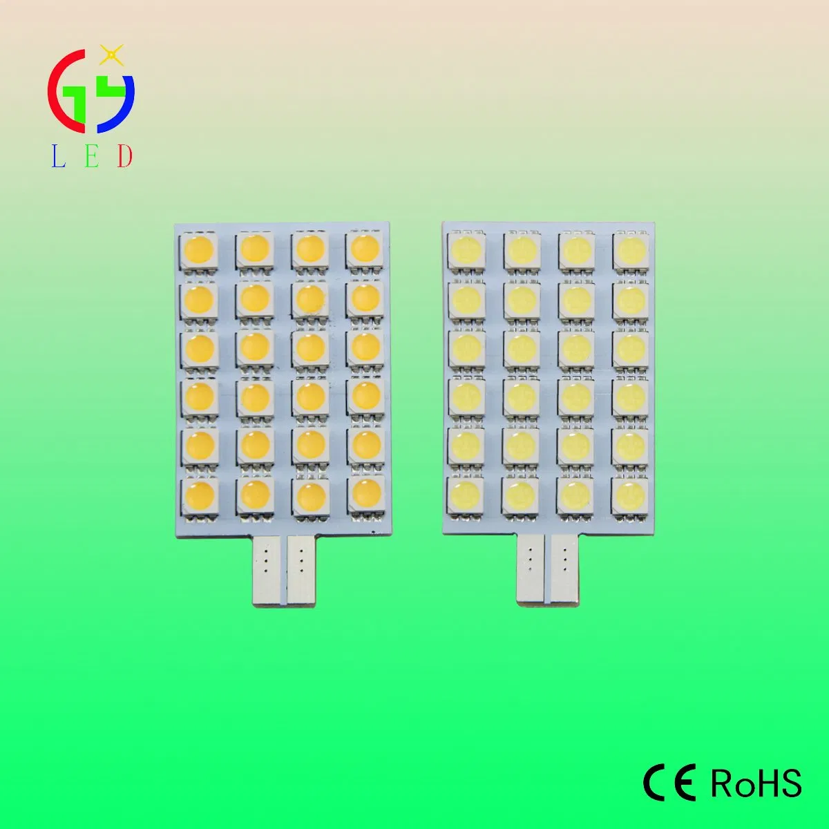 Светодиодные лампы T10 W5W 15SMD 5050 для авто