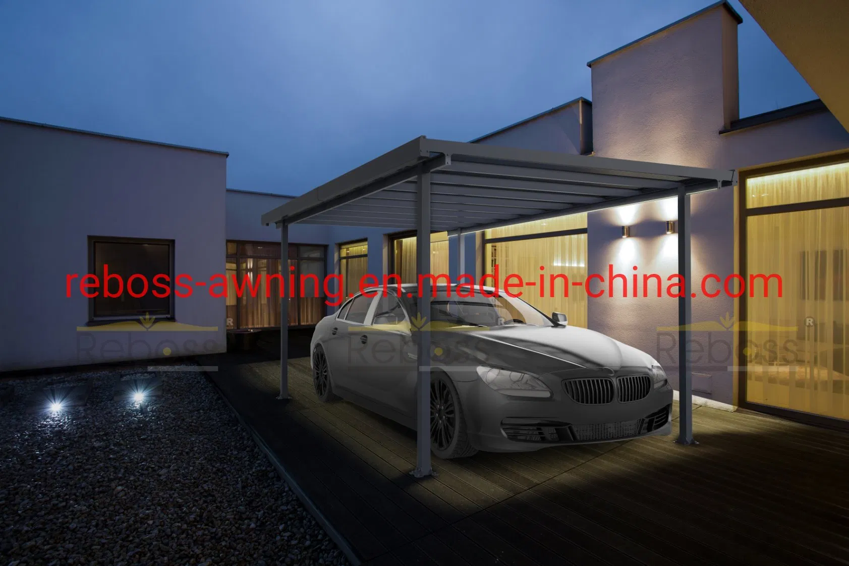 Aluminum Bracket PC Panel Mounting Structure Carport