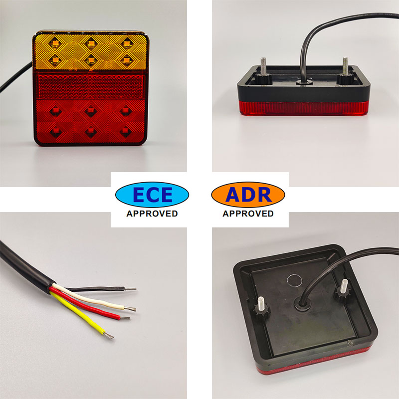 Задний фонарь LT-109 для прицепа и грузовика, E4 ADR