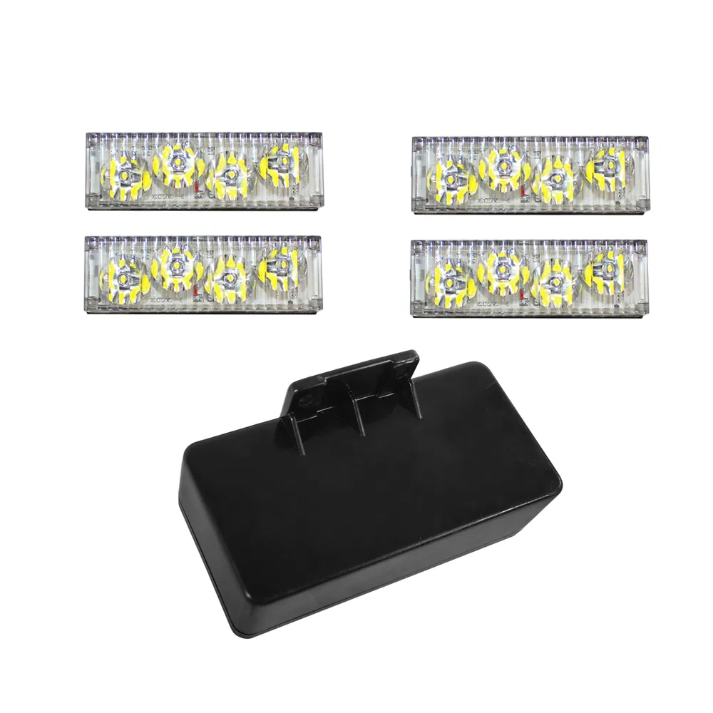 Двухцветные светодиодные габаритные огни DS855-4L-2R2B