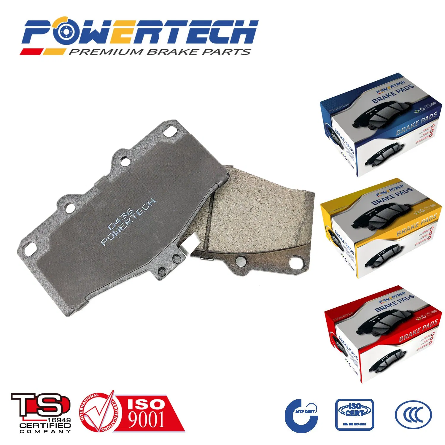 Spare Parts Good Performance Ceramic Semi-Metallic Brake Parts for JAC Changan Gelly Byd Great Wall Chery Lifan Car Brake Pads Chinese Electronic Car Vehicle