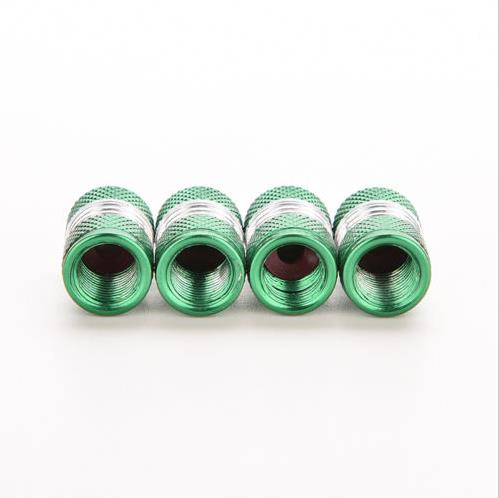 4PCS Round Style Aluminum Alloy Car Tyre Valve Cap