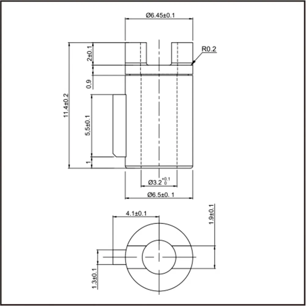 Демпфер для крышки с плавным закрыванием, пластиковый корпус