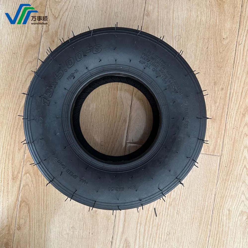 13-500-6 Pneumatic Wheel Air Filled Tyre Replacement Heavy Duty Tyre