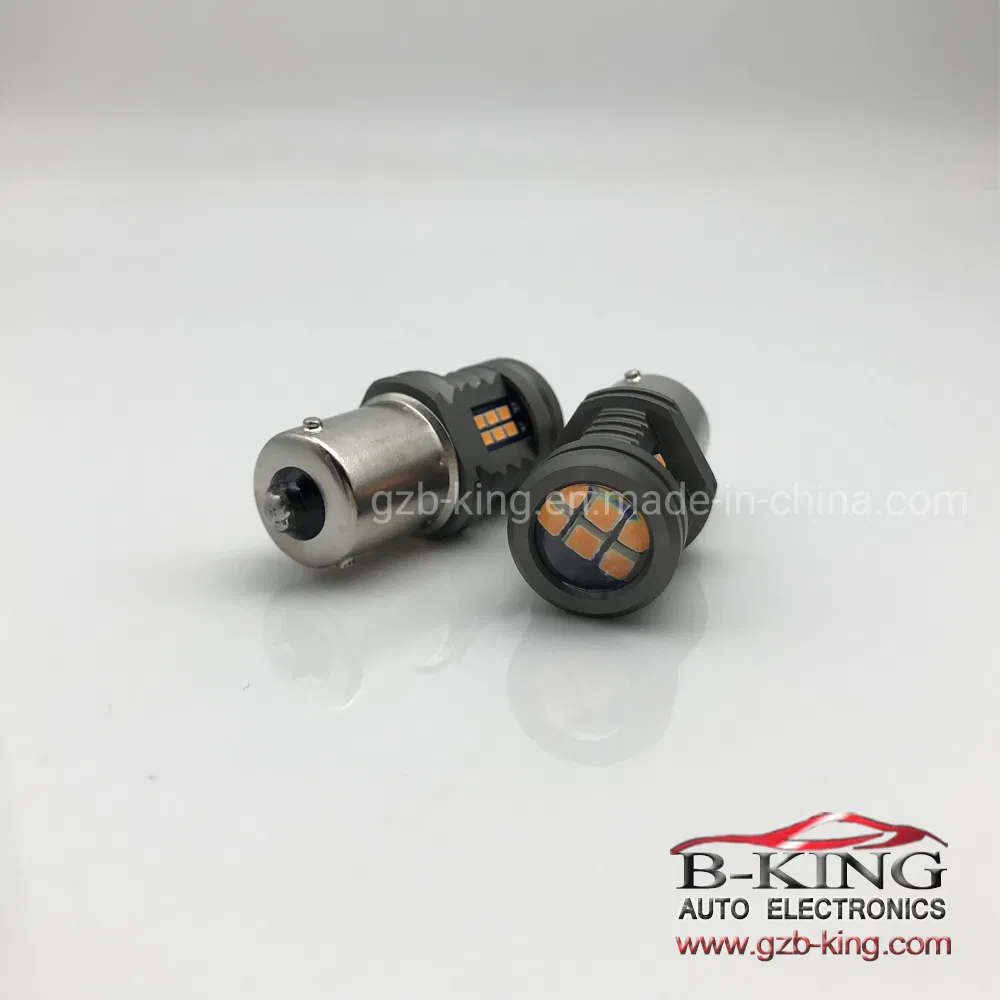 Светодиодная лампа указателя поворота BAU15S PY21W янтарная