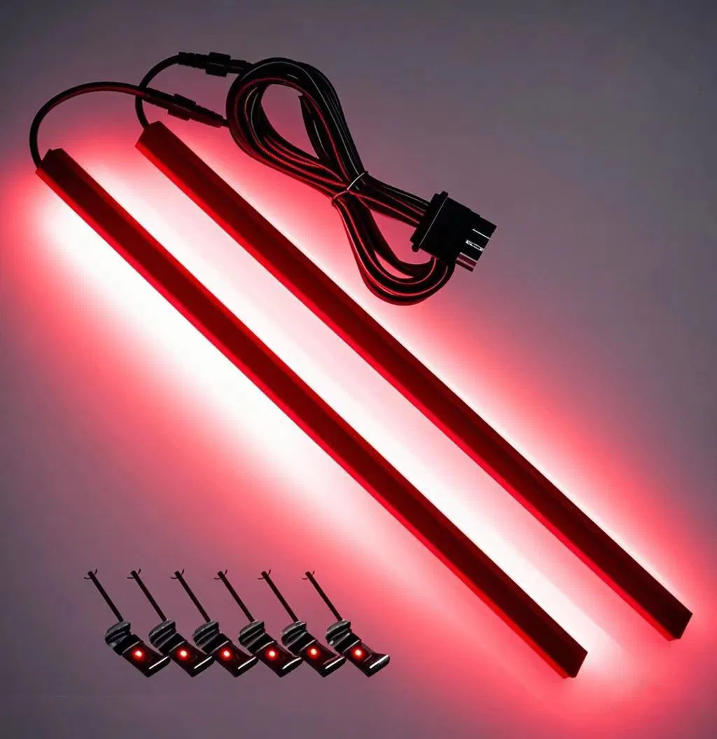 Challenger Red & Yellow LED Tail Light for Trailer Vehicles 12V/24V Turn Signal Brake Truck Body Accessories