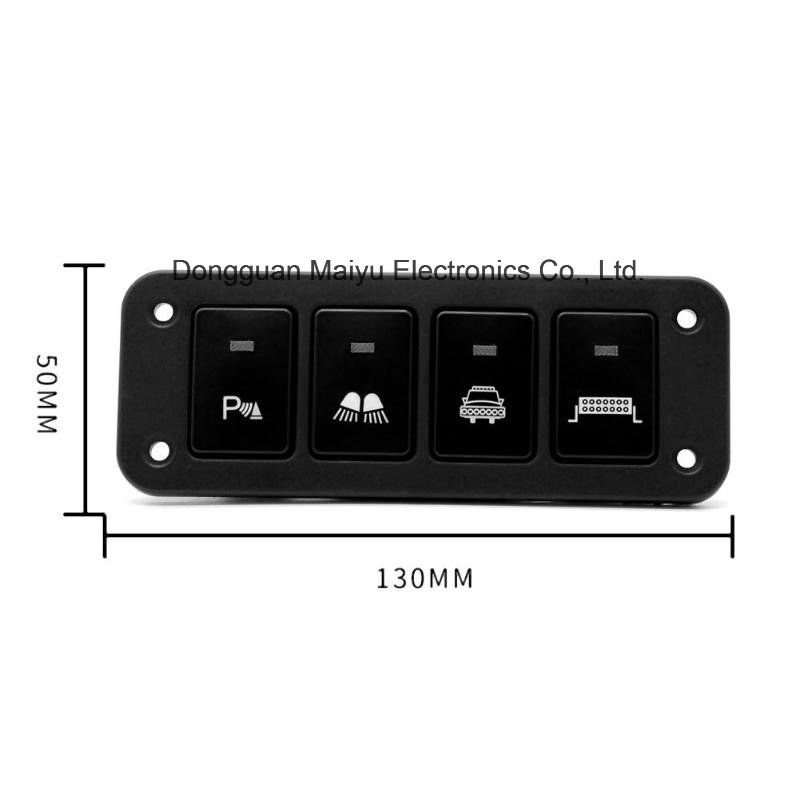 Dual USB Port Power Socket Charger Adapter & Voltmeter Car Camper Caravan Marine