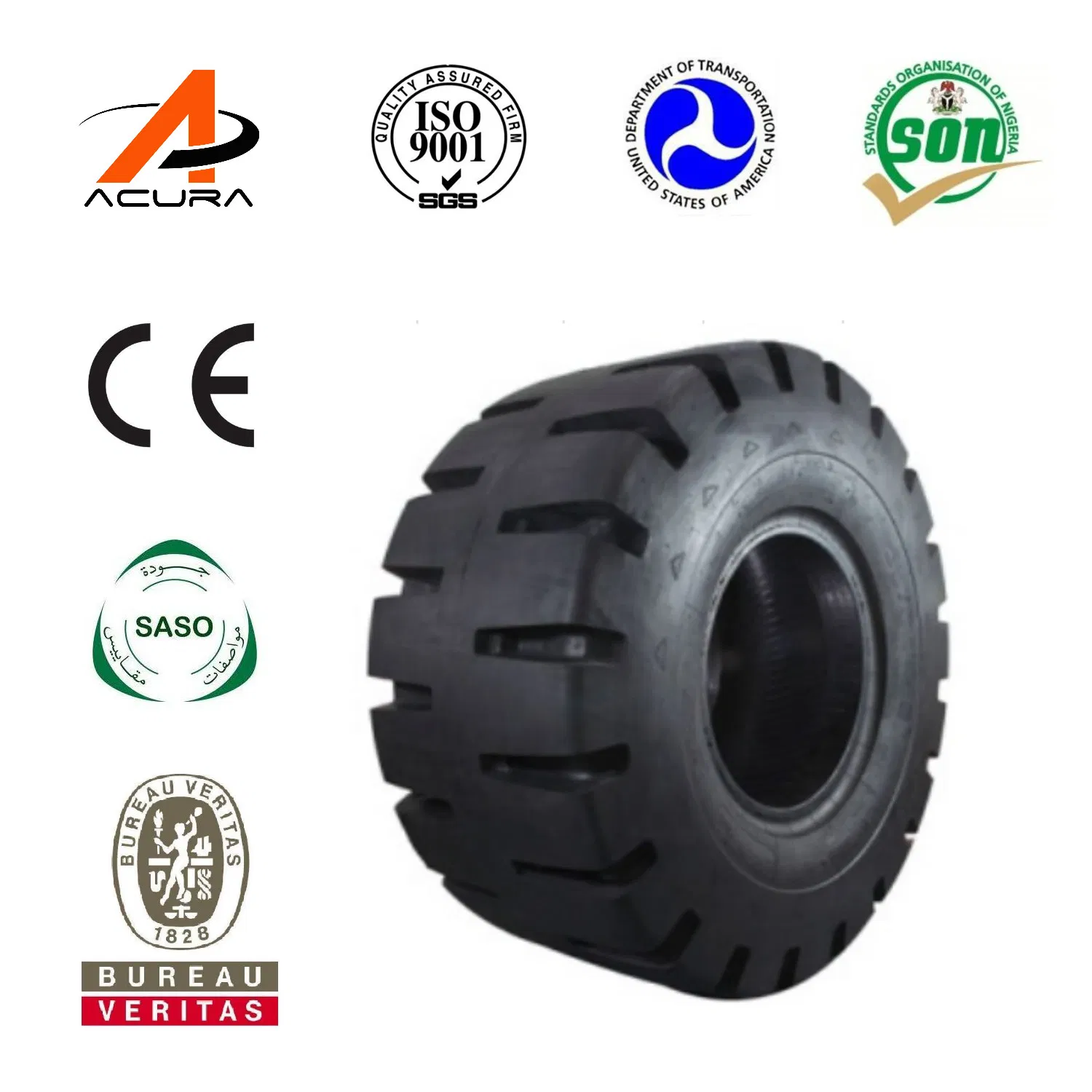 16.9 24, 23.1 26, 24.00r35 35/65r35 E3 L3 with Triangle/Solid Rubber Double Coin Aeolus Giant Industrial/off Road/OTR/Loader Tire/Tyre Price for Skid Steer