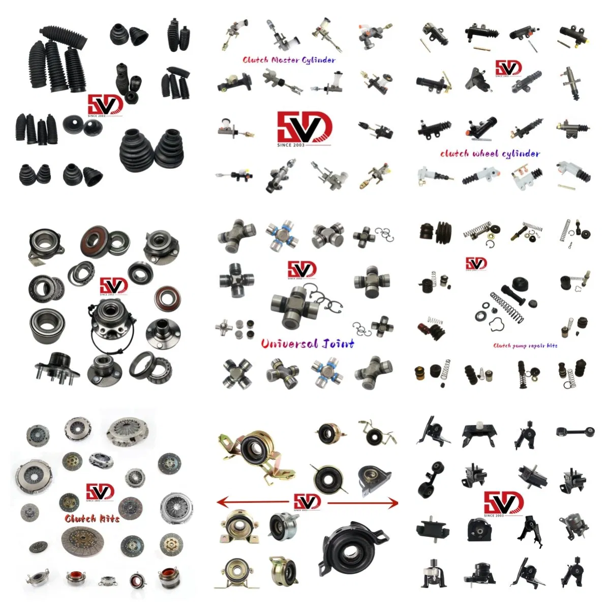 Svd Transmission Parts for Japanese and Korean Car Parts Bulk Stock