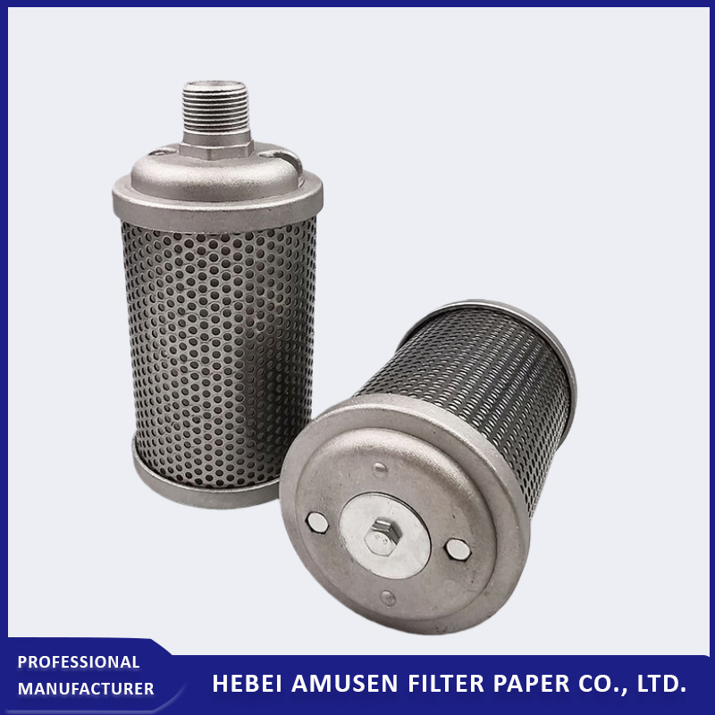 Глушитель выхлопа промышленного компрессора