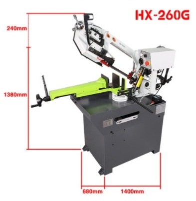 HX-260G ленточно-пильный станок для резки металла с гидравлическим приводом