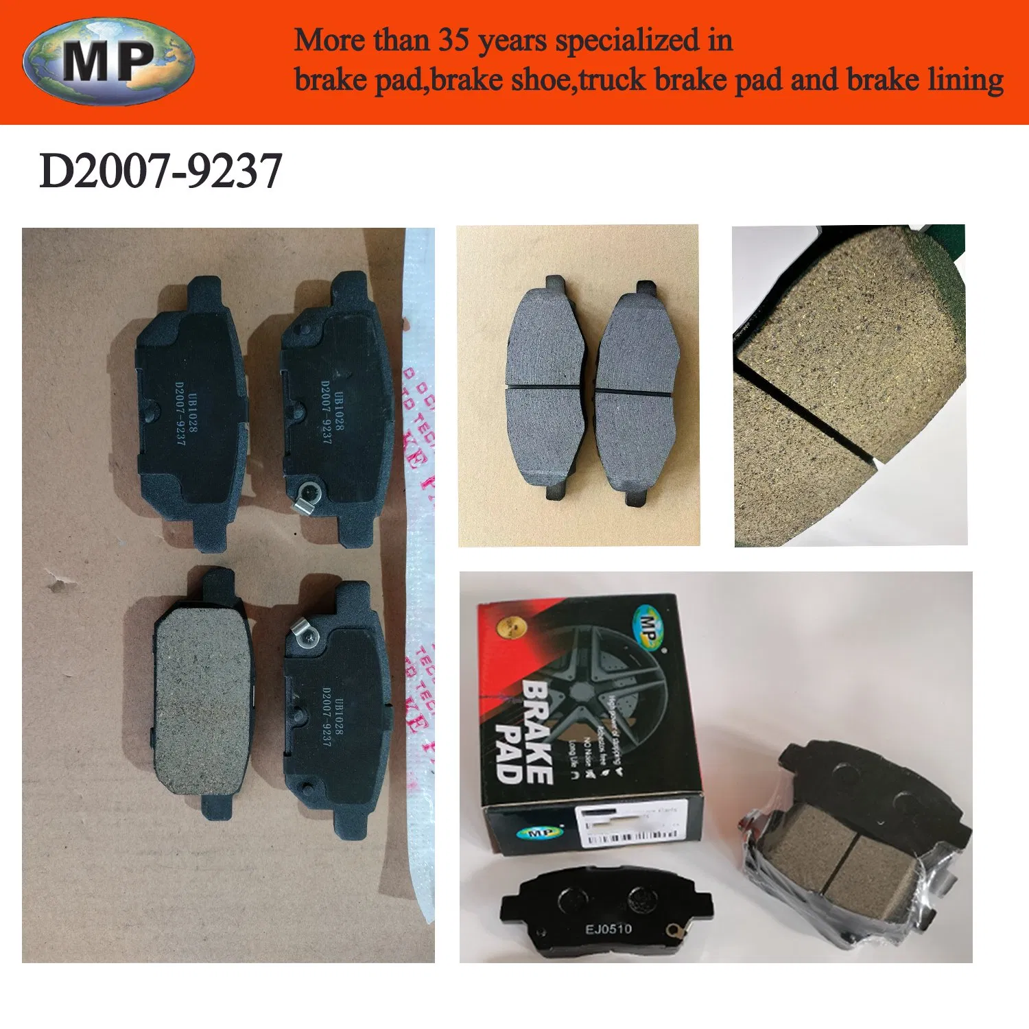 Тормозные колодки для KIA Rio, керамические