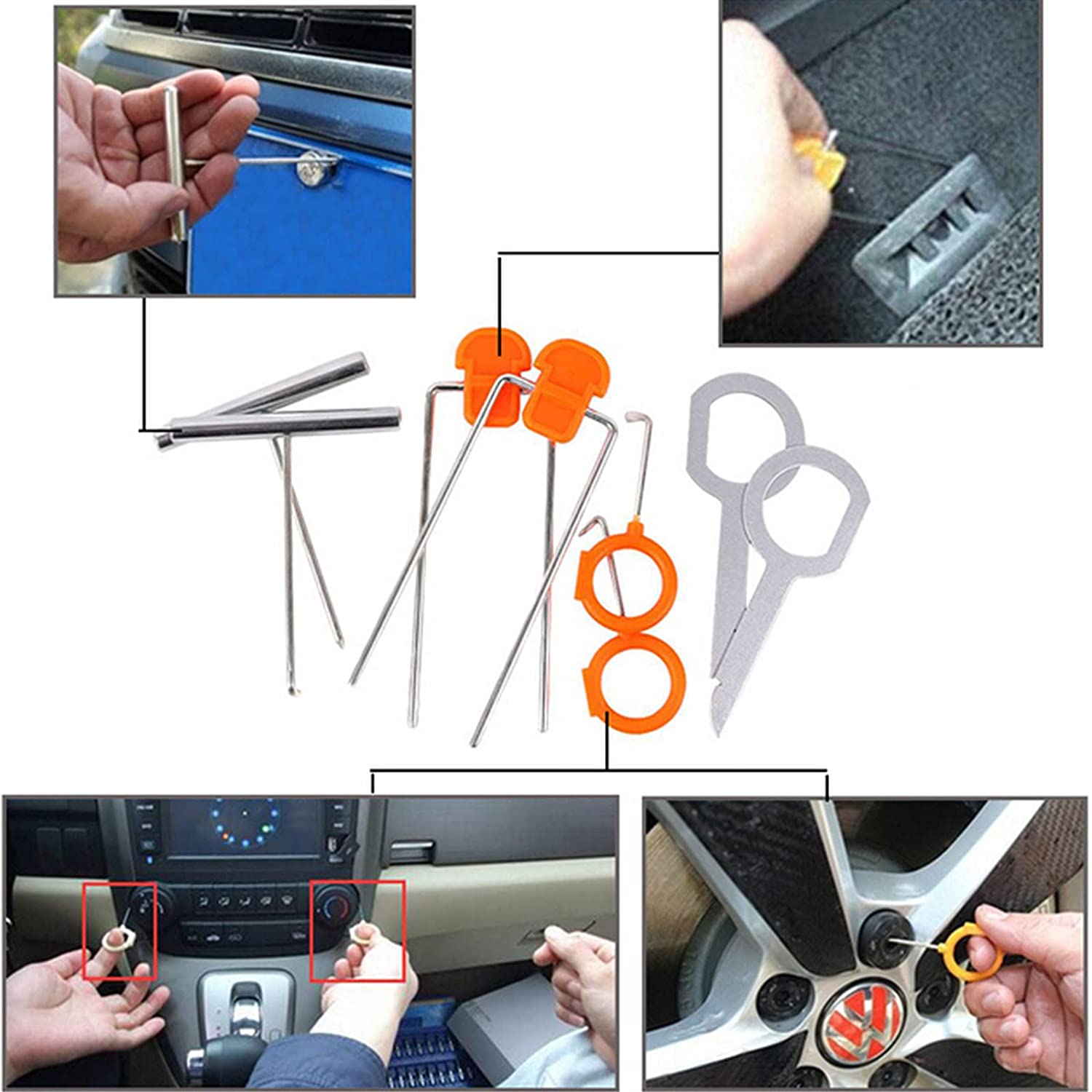 Car Repair Tools 12pcs/set – Car Radio Audio Door Clip Panel Trim Removal Kit