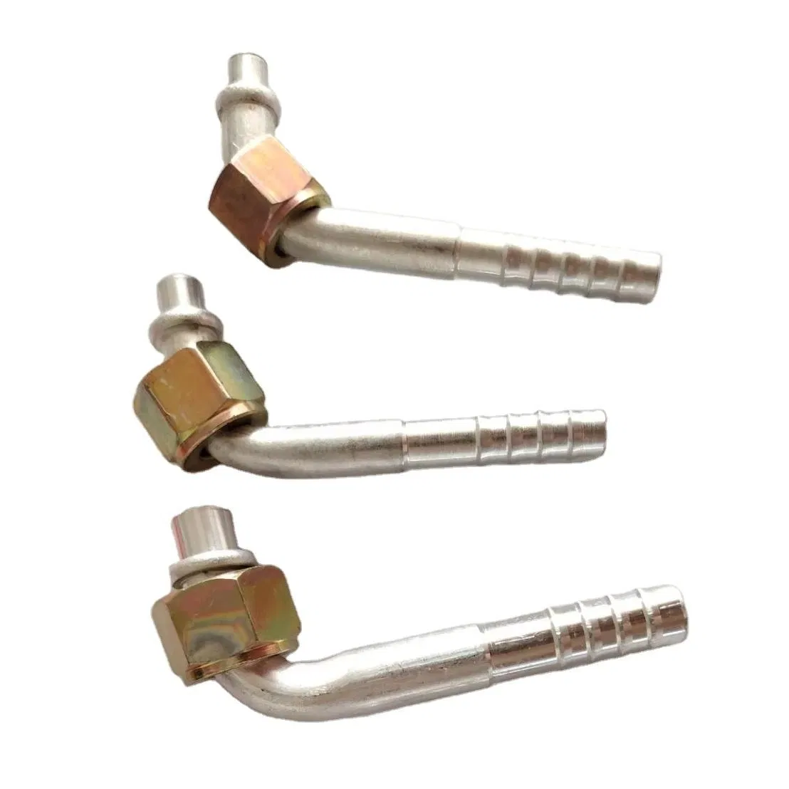 Aluminum Air Conditioning Heater Pipe Hose #10 Male Female Firewall Pass Through 5/8" Hose Barb Connector Bulkhead Auto Fitting