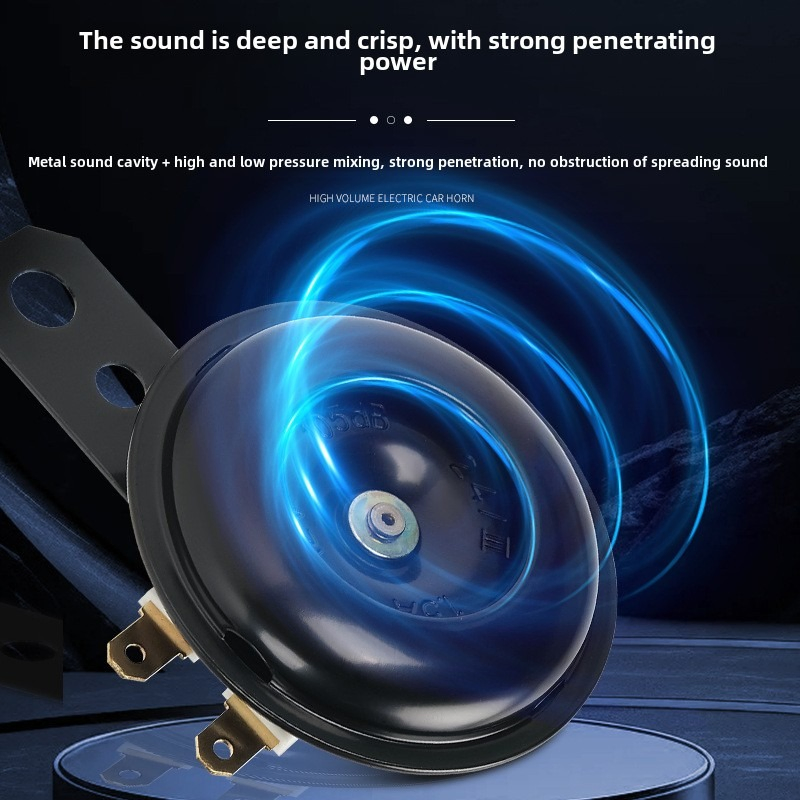 Громкий водонепроницаемый клаксон для мотоцикла 105 дБ