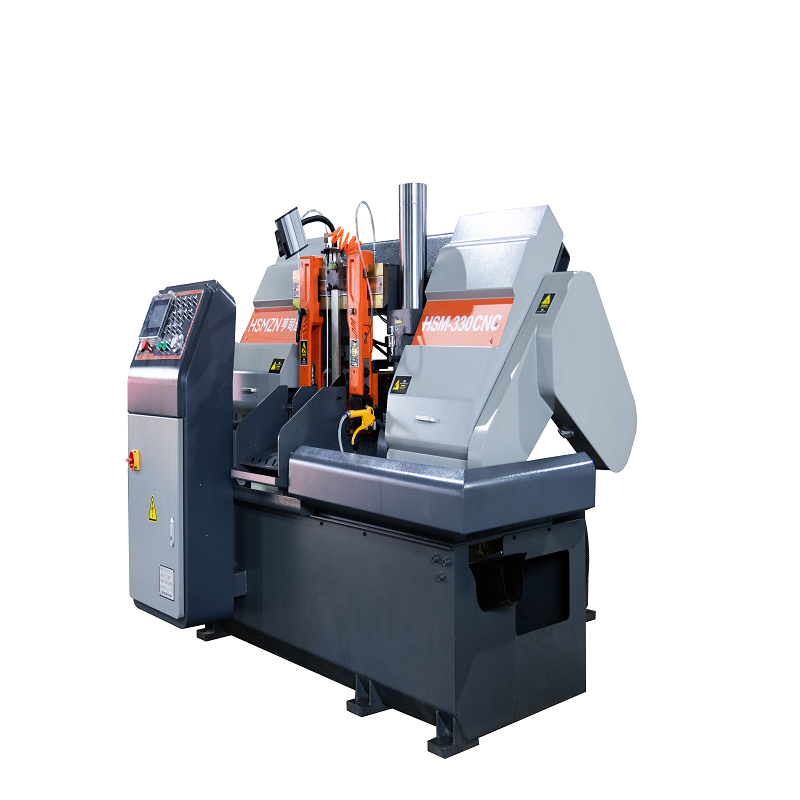 Металлическая горизонтальная ленточная пила HSM330CNC