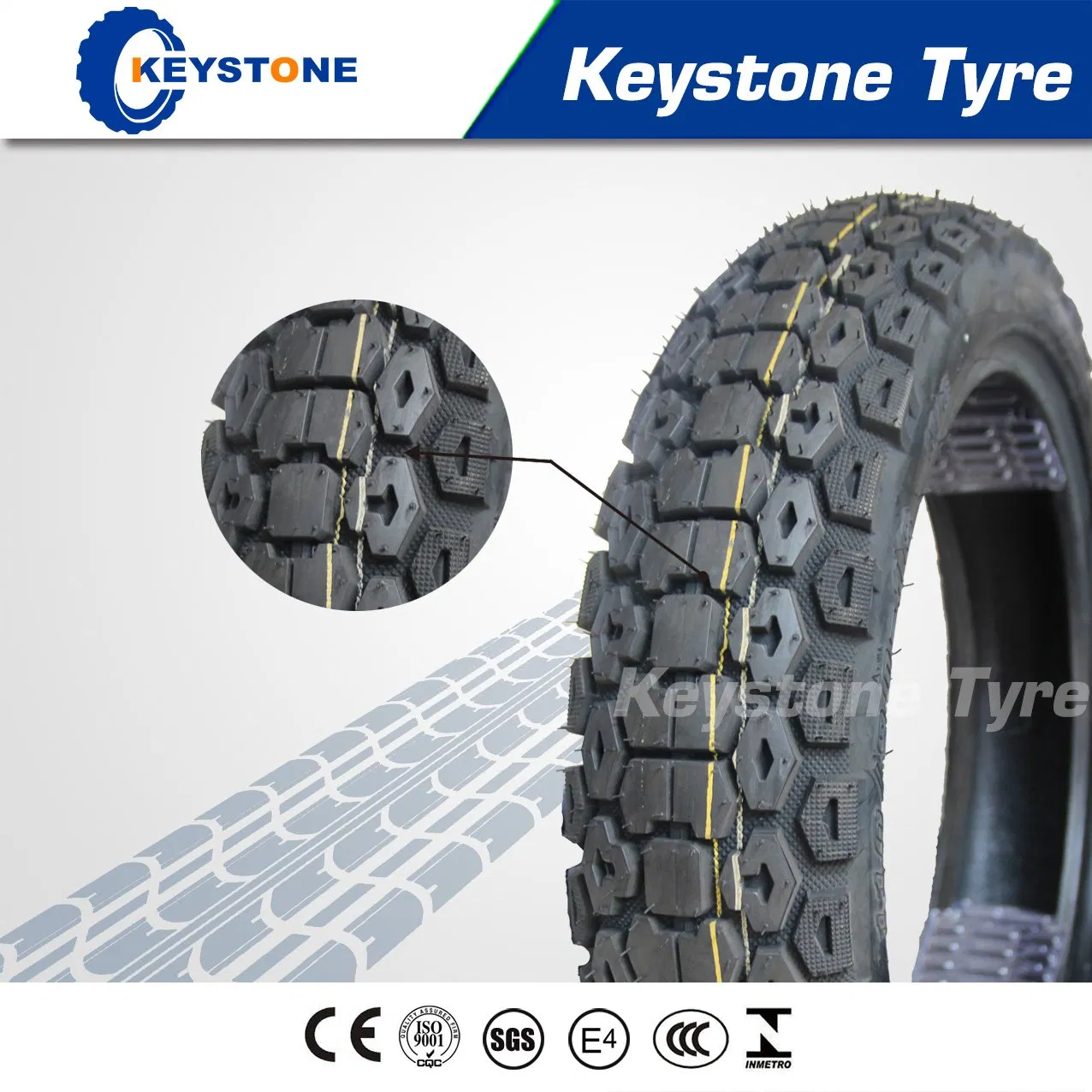 Мотошина универсальная 130/90-18 с сертификатом E-MARK