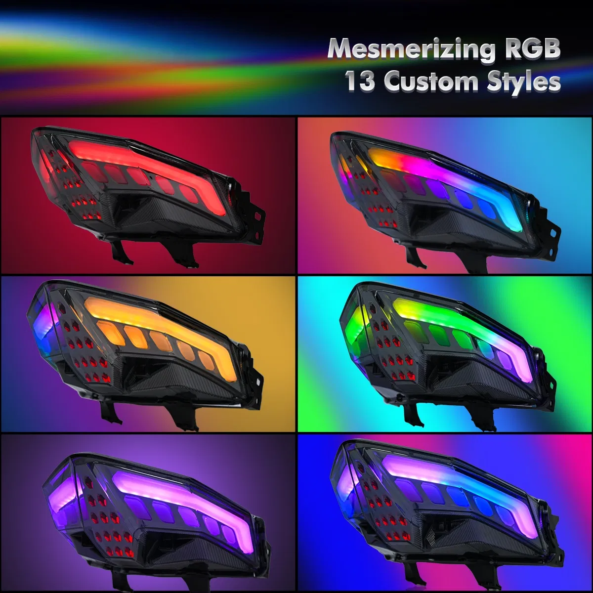 Светодиодный стоп-сигнал RGB для Honda Click/Vario (2018-2025)