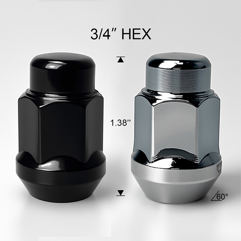 Хромированные гайки-секретки M12 M14 для авто