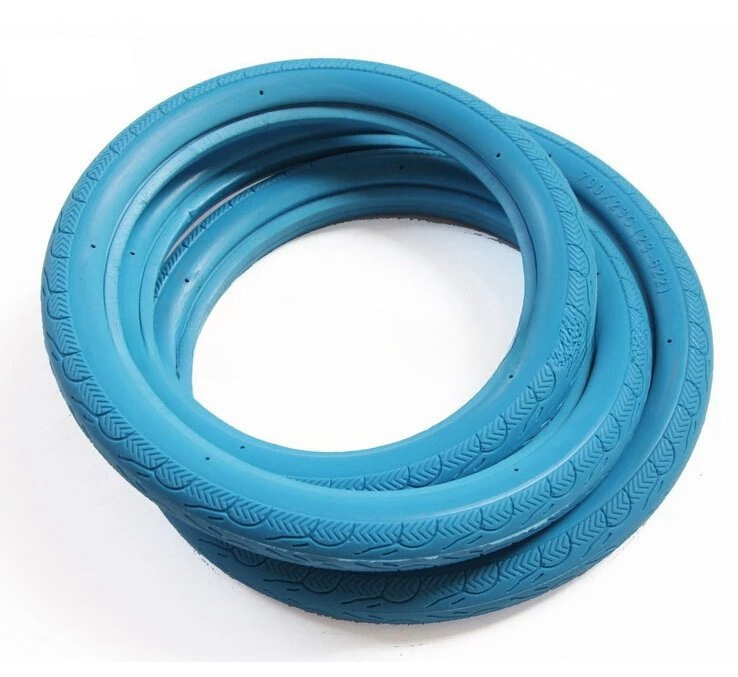 Резиновая велосипедная покрышка разноразмерная