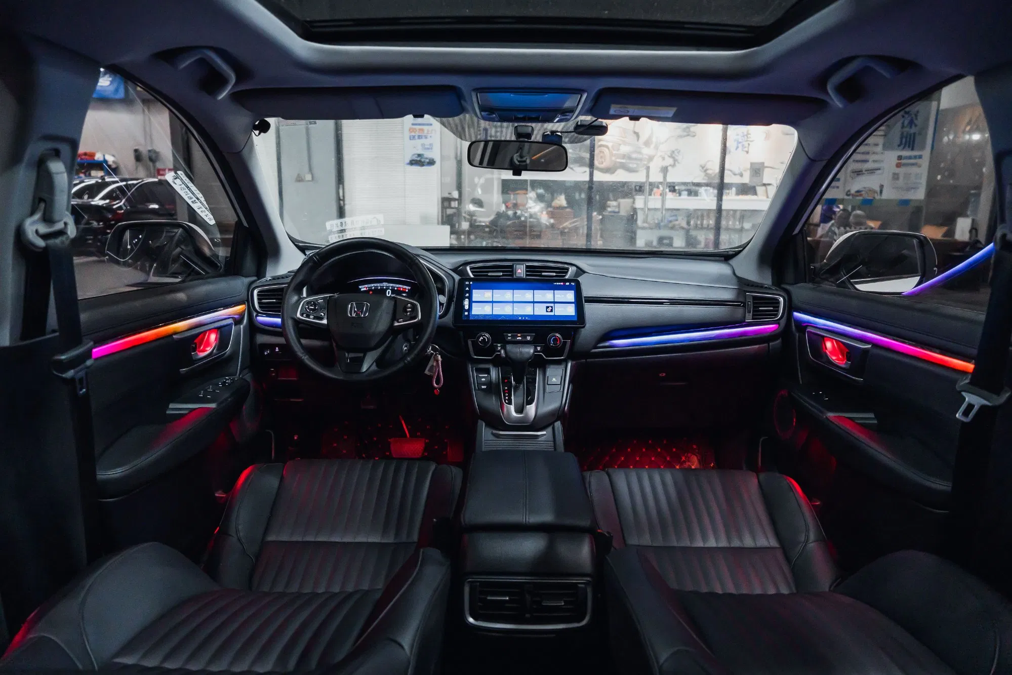 Автомобильная RGB подсветка салона 18 в 1, 64 цвета