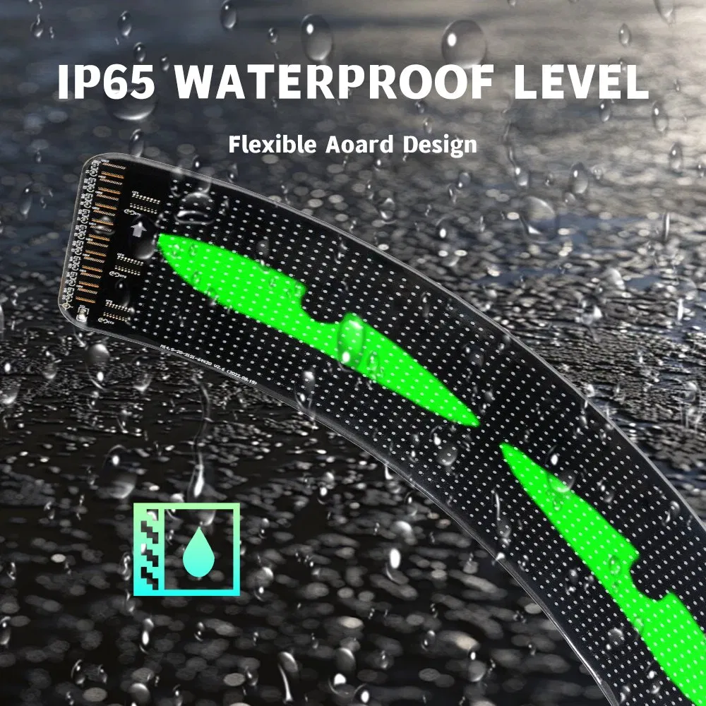 Дьявольский глаз LED экран для лобового стекла авто