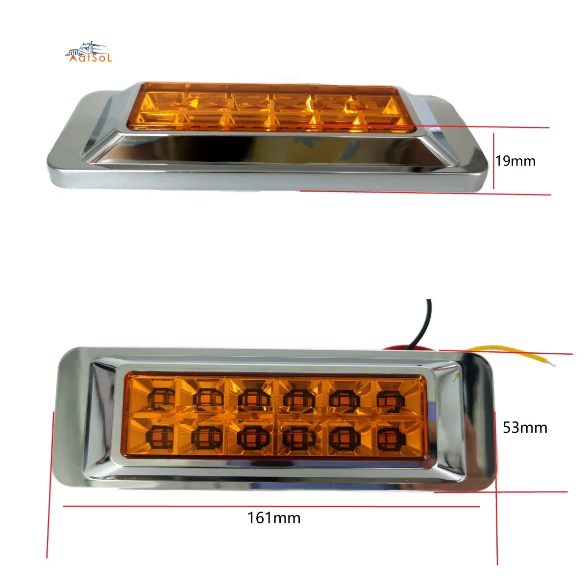 Боковые светодиодные габариты для трейлеров и фургонов