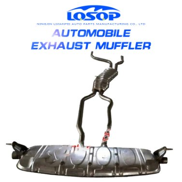 Глушитель выхлопа для Audi Q7 4.2 из нержавеющей стали