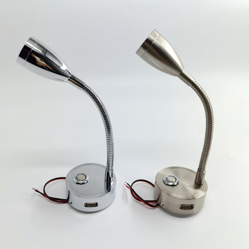 USB светильник для чтения в авто, 3 цвета, сенсорный