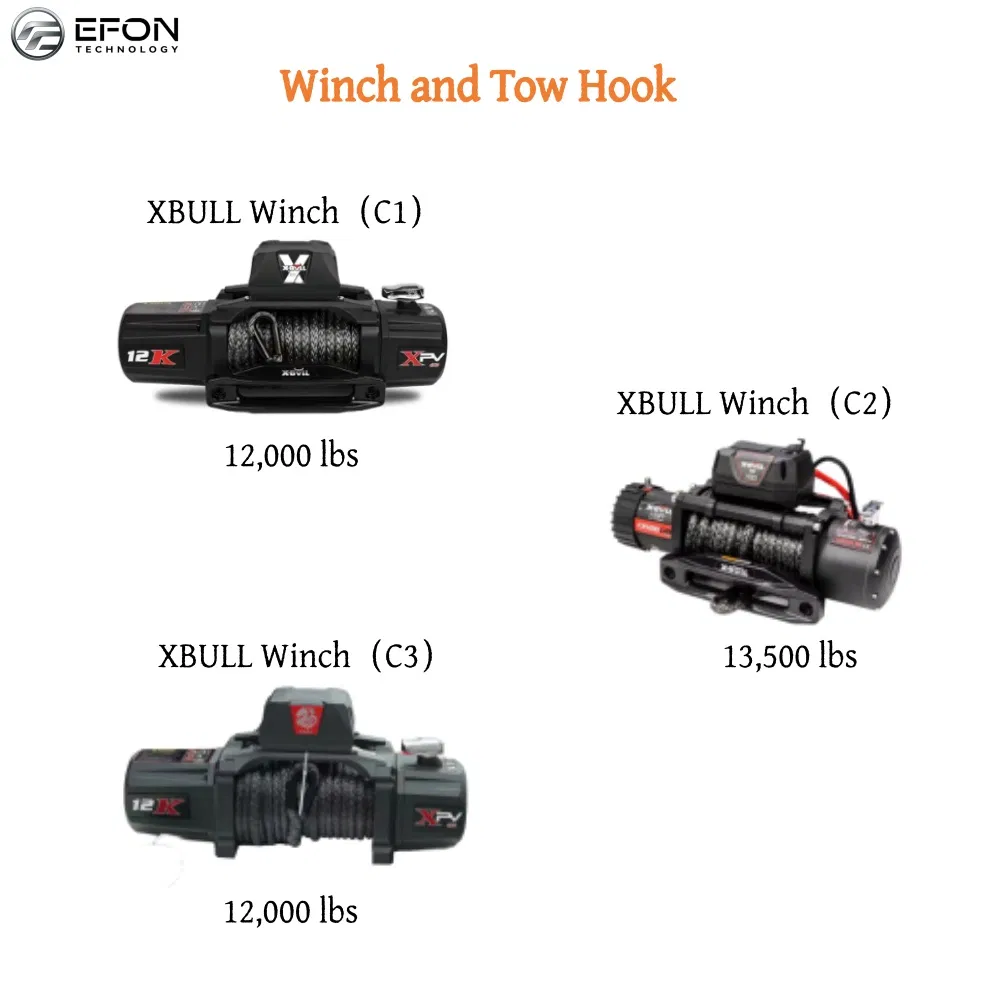 High Power Electric Winch with Pure Copper Motor