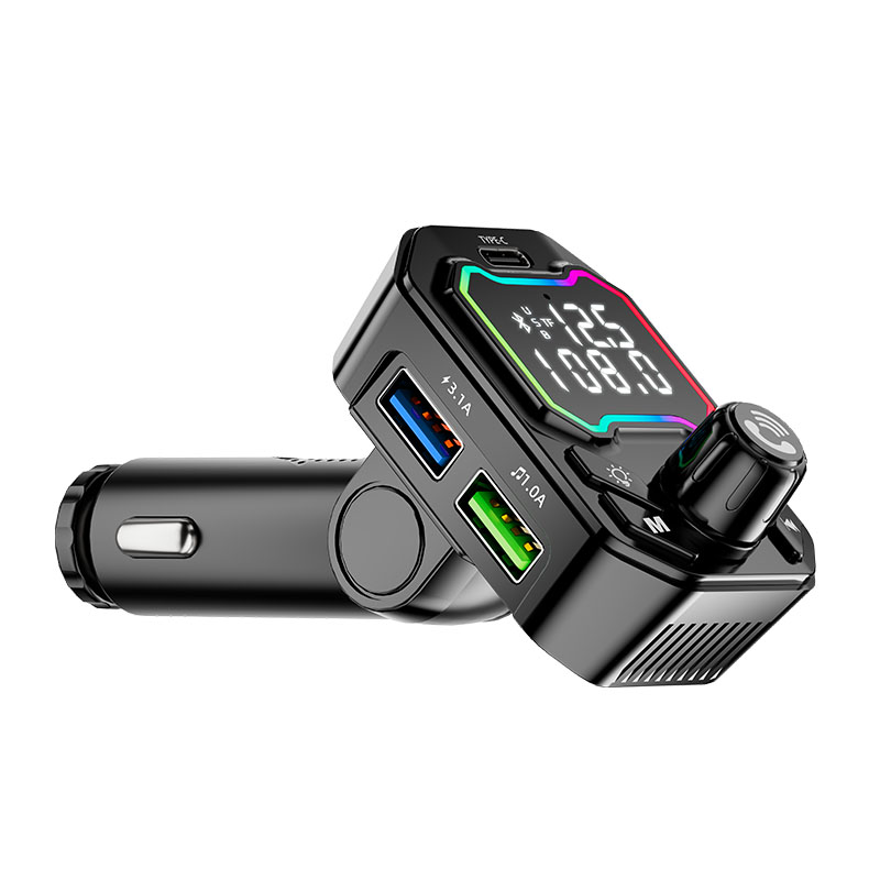 Портативный автомобильный FM-передатчик BT5.0 с MP3 плеером и Hands-Free