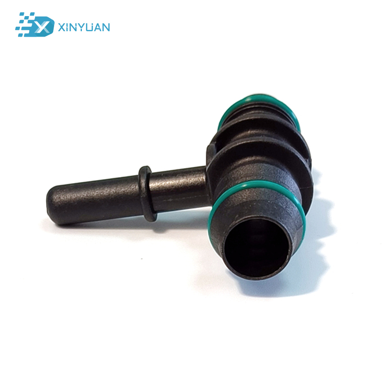 Быстросъёмный 3-ходовой штуцер для авто, чёрный