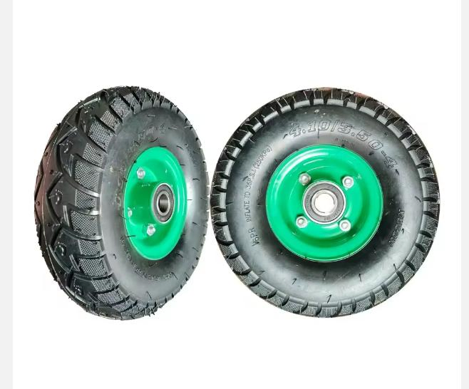 Garden Wagon Heavy Duty Non Flat Tire for Hand Cart in Landscape