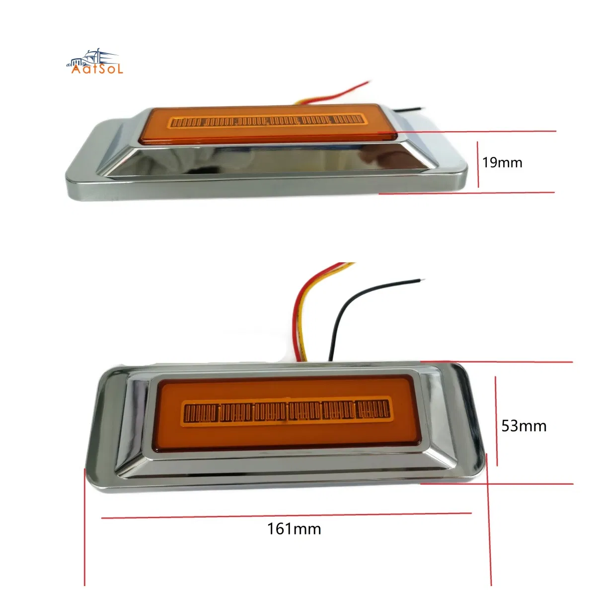 Светодиодный габаритный фонарь для грузовика 24LED, 10-30V