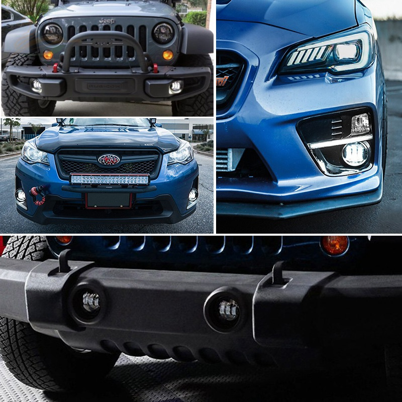 Круглая светодиодная противотуманная фара 3.5 дюйма для авто