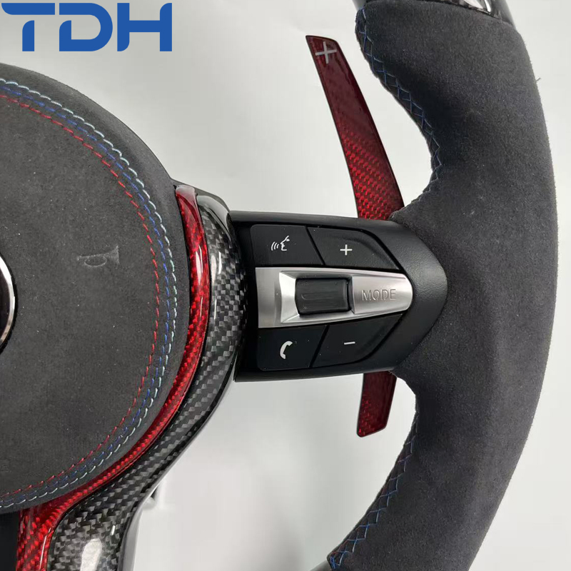 Руль BMW F30 карбон с LED экраном и подушкой безопасности