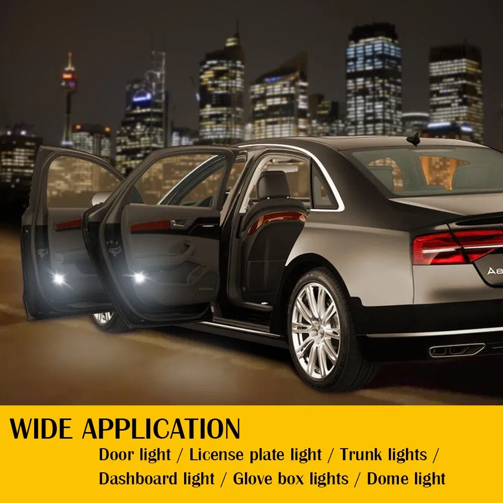 Светодиодная лампа T10 USB-формы для авто, 12 шт SMD2016