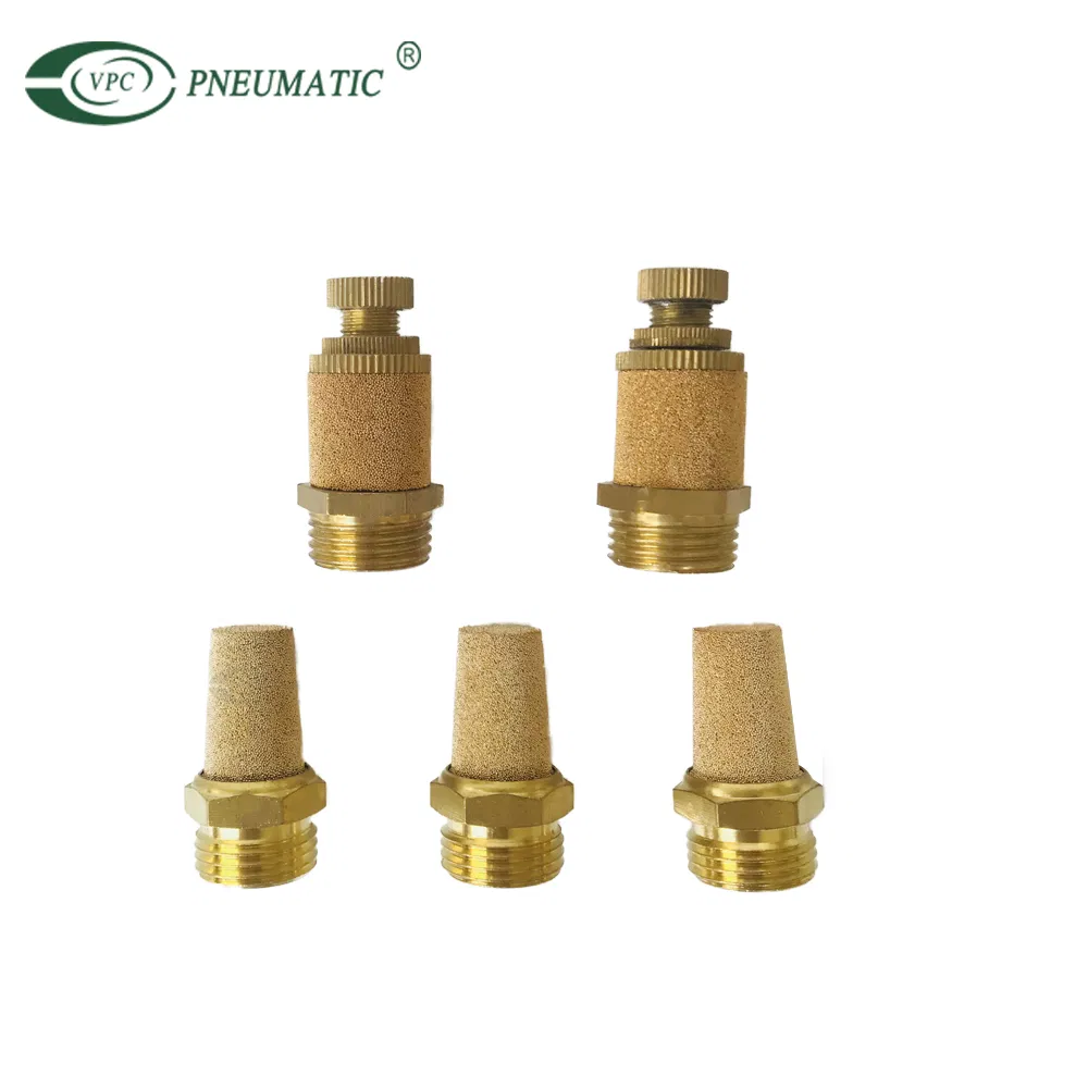 Пневматический глушитель воздуха из нержавеющей стали AS-08