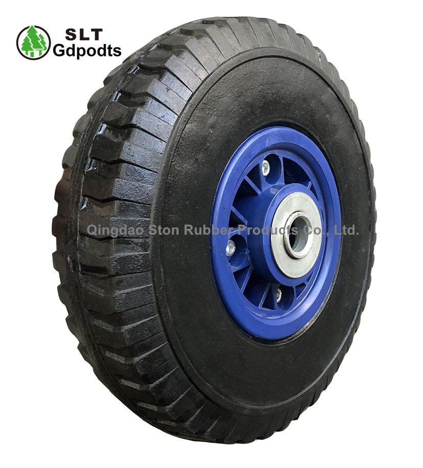 250mm Solid Rubber Heavy Duty Trolley 10" Wheel