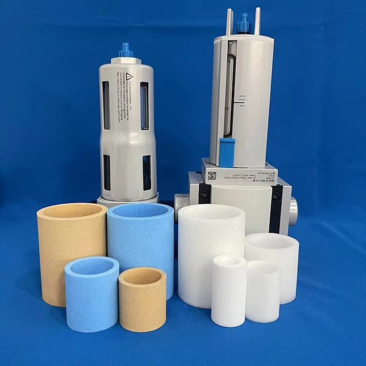 Пневматический пластиковый глушитель с пористой трубкой